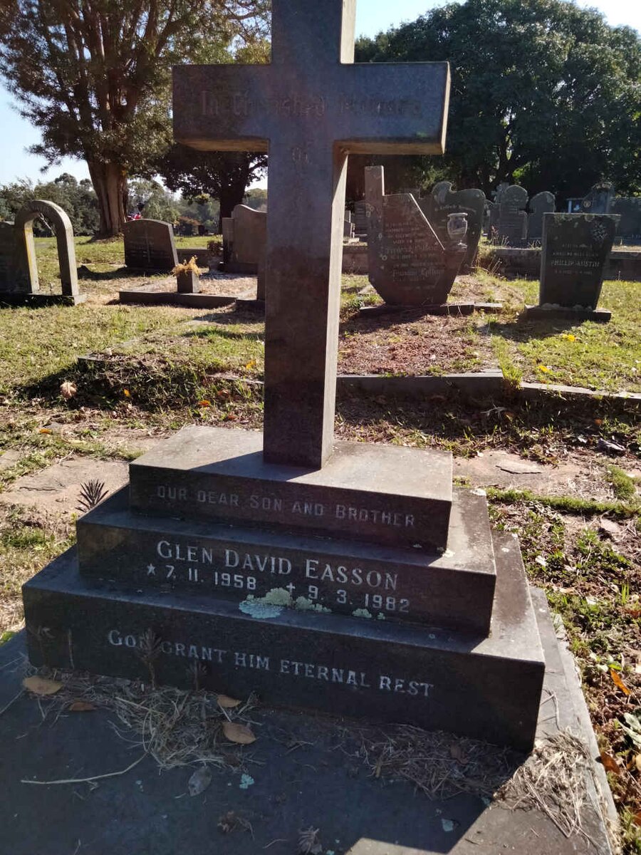 EASSON Glen David 1958-1982