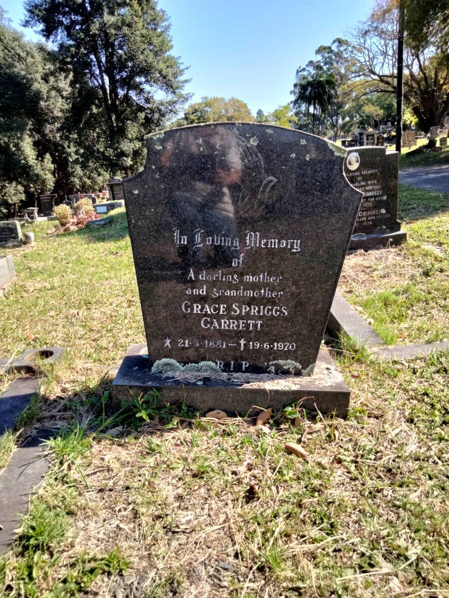 GARRETT Grace Spriggs 1881-1970