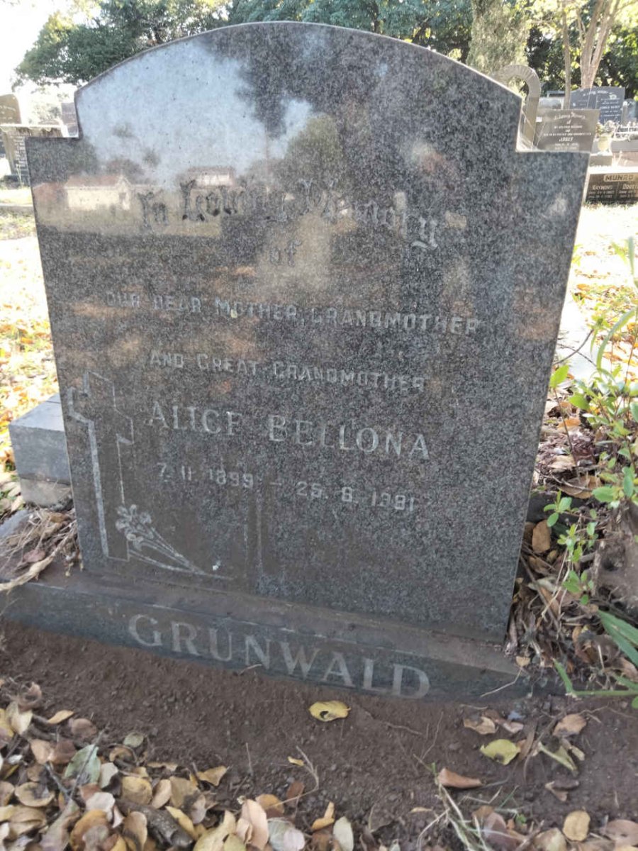 GRUNWALD Alice Bellona 1899-1981