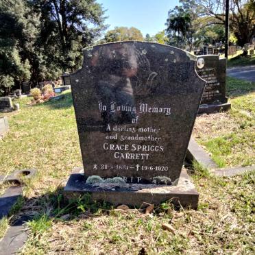 GARRETT Grace Spriggs 1881-1970