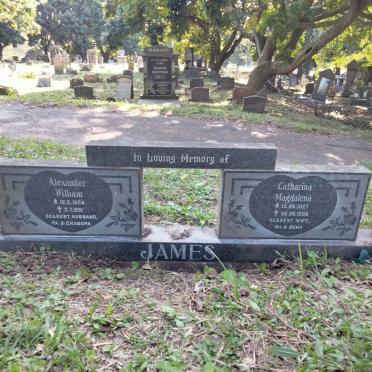 JAMES Alexander William 1924-1991 & Catharina Magdalena 1927-1998