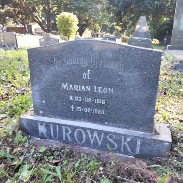 KUROWSKI Marian Leon 1916-1990