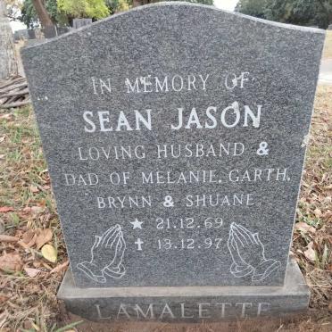 LAMALETTE Sean Jason 1969-1997