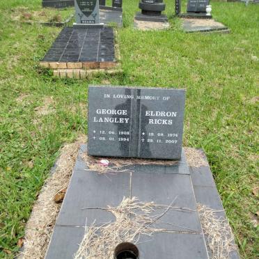LANGLEY George 1908-1994 :: RICKS Eldron 1974-2007