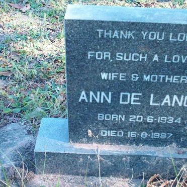 LANGE Ann, de 1934-1987