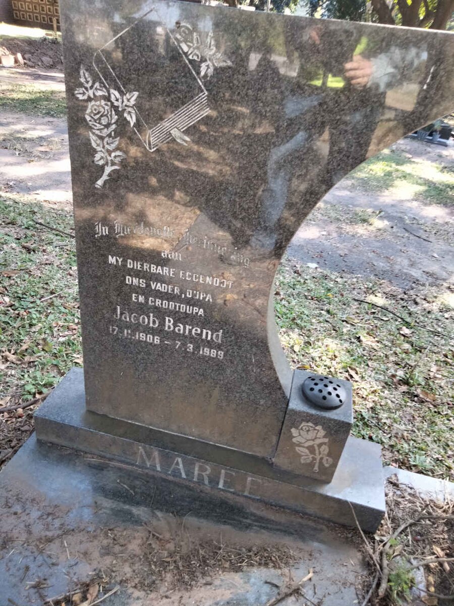 MAREE Jacob Barend 1906-1989