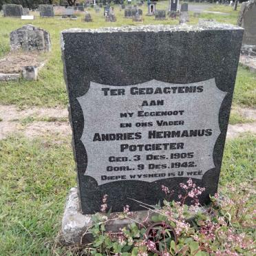 POTGIETER Andries Hermanus 1905-1942