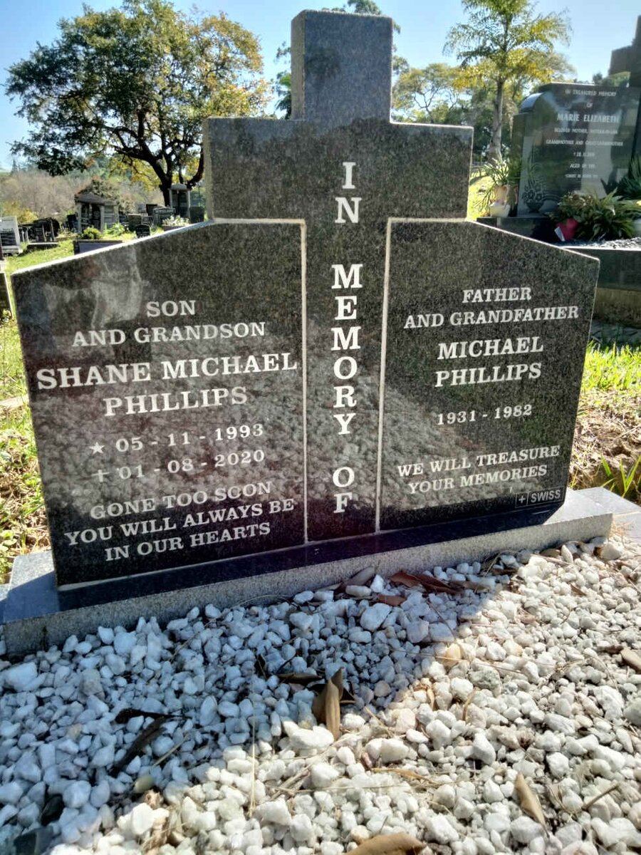 PHILLIPS Michael 1931-1982 :: PHILLIPS Shane Michael 1993-2020