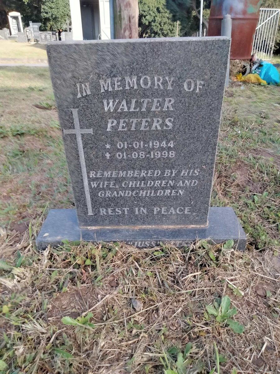 PETERS Walter 1944-1998