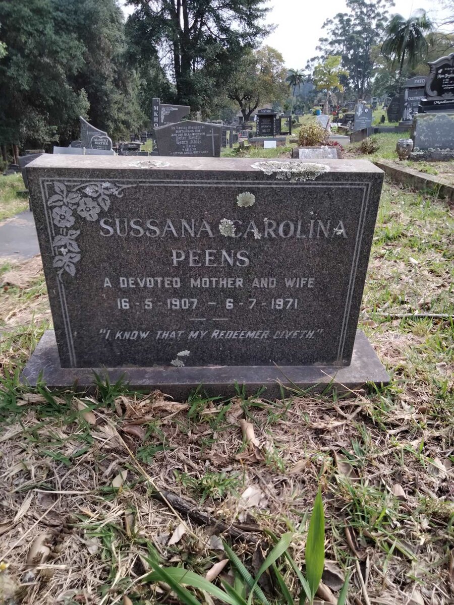 PEENS Sussanna Carolina 1907-1971