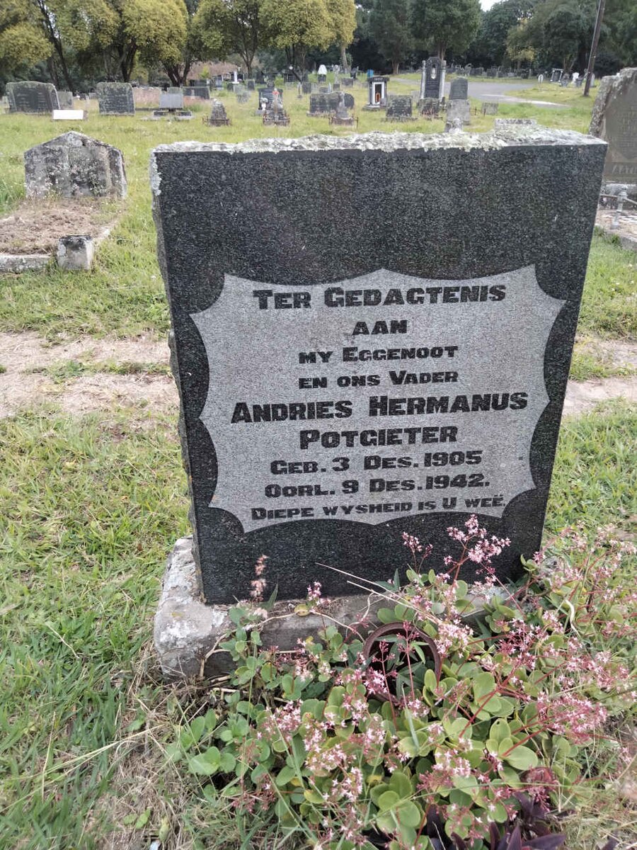 POTGIETER Andries Hermanus 1905-1942