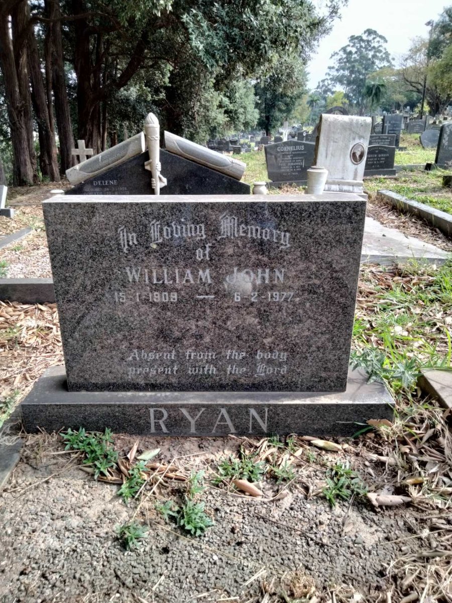 RYAN William John 1919-1977
