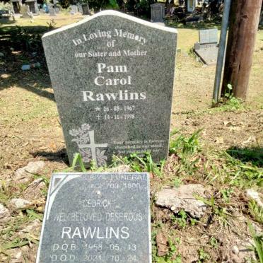 RAWLINS Cedrick Wellbeloved Deserous 1958-2021 :: RAWLINS Pam Carol 1967-1998