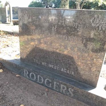 RODGERS Martha 1??6-19?2