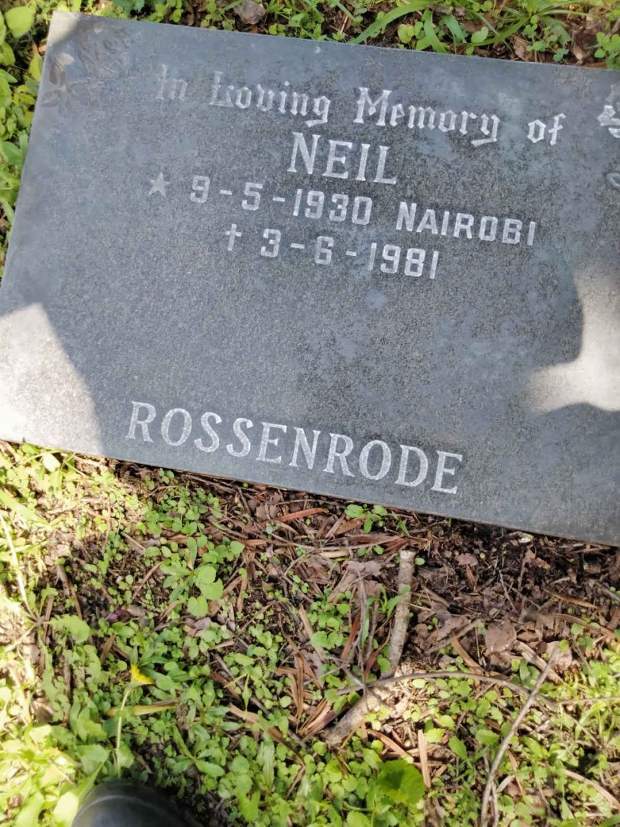 ROSSENRODE Neil 1930-1981