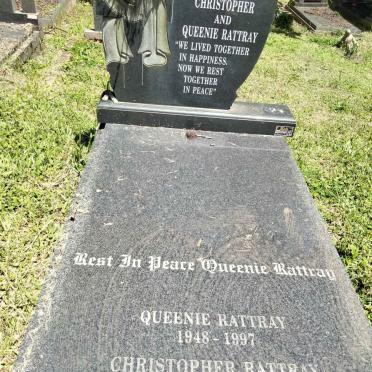 RATTRAY Christopher 1948-2020 & Queenie 1948-1997