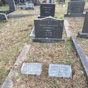 SWINDON Anna 1902-1979 :: SCOTT James 1915-1985 &amp; Celia Gertrude SWINDON 1924-1981