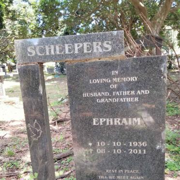 SCHEEPERS Ephraim 1936-2011