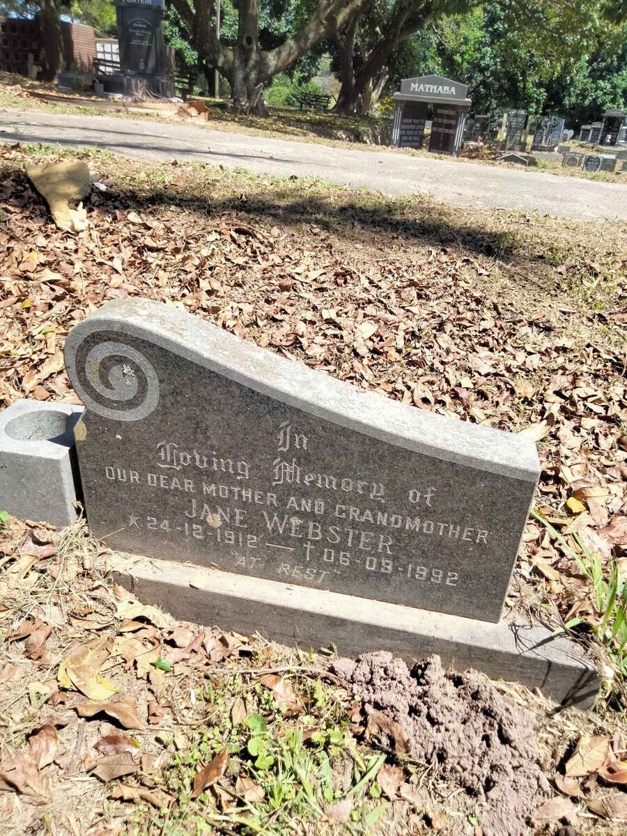 WEBSTER Jane 1912-1992