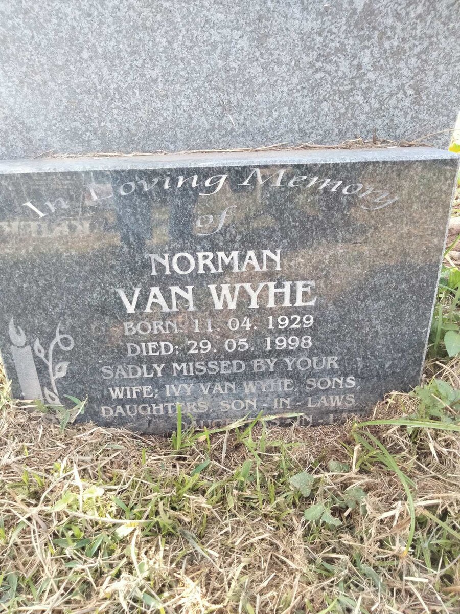 WYHE Norman, van 1929-1998 & Ivy 1937-2011 _2