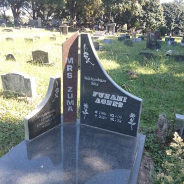 ZUMA Funani Agnes 1961-2020