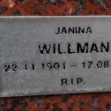 WILLMAN Janina 1901-1993