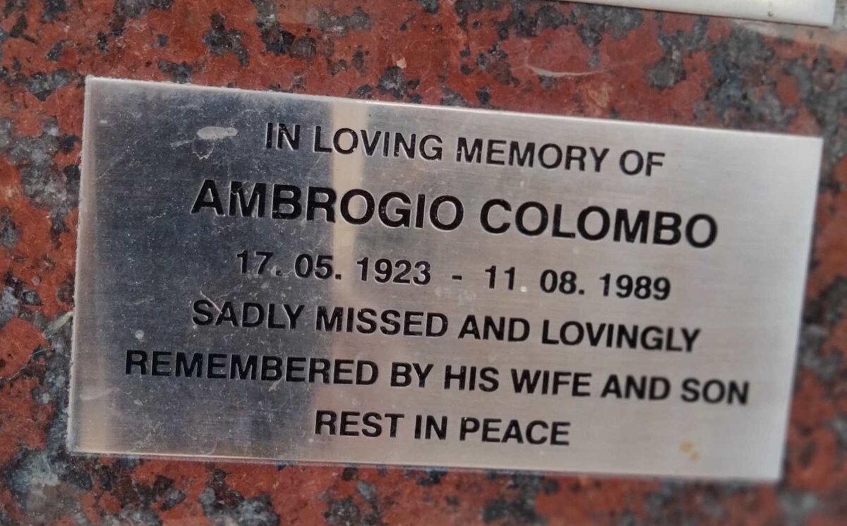 COLOMBO Ambrogio 1923-1989