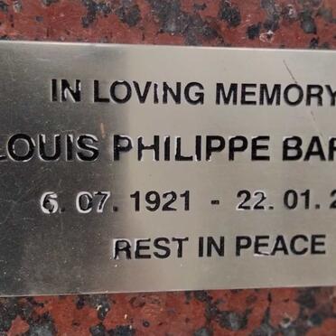 BARBEAU Louis Philippe 1921-2003