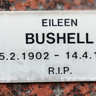 BUSHELL Eileen 1902-1987