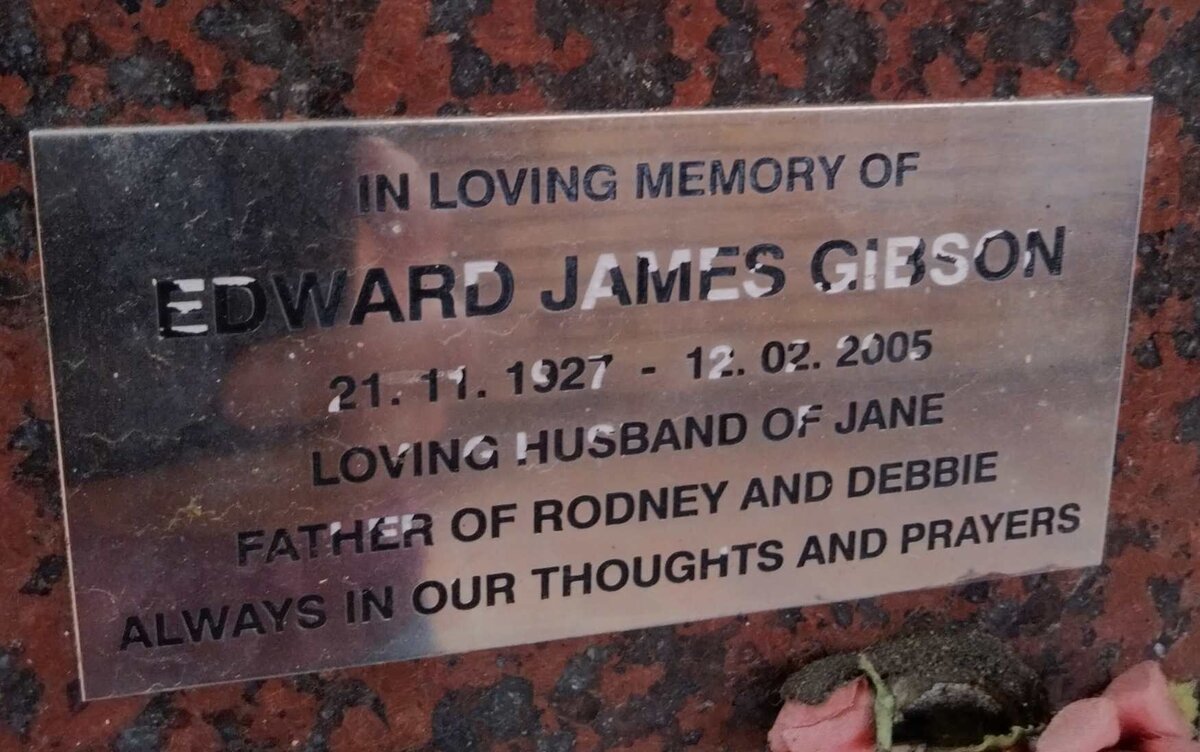 GIBSON Edward James 1927-2005