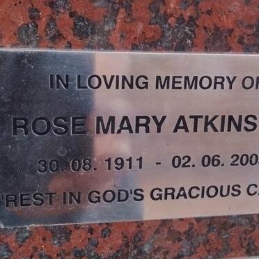 ATKINSON Rose Mary 1911-2005
