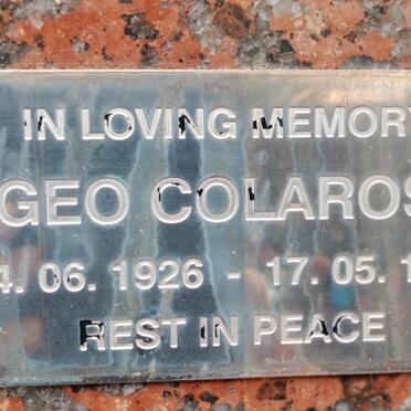 COLAROSSI Egeo 1926-1999