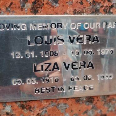 VERA Louis 1908-1976 & Liza 1910-1999