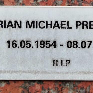 PRETORIUS Brian Michael 1954-1996