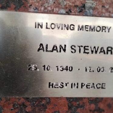 STEWART Alan 1940-2004