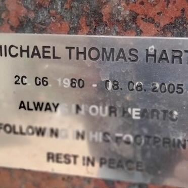 HARTIN Michael Thomas 1980-2005