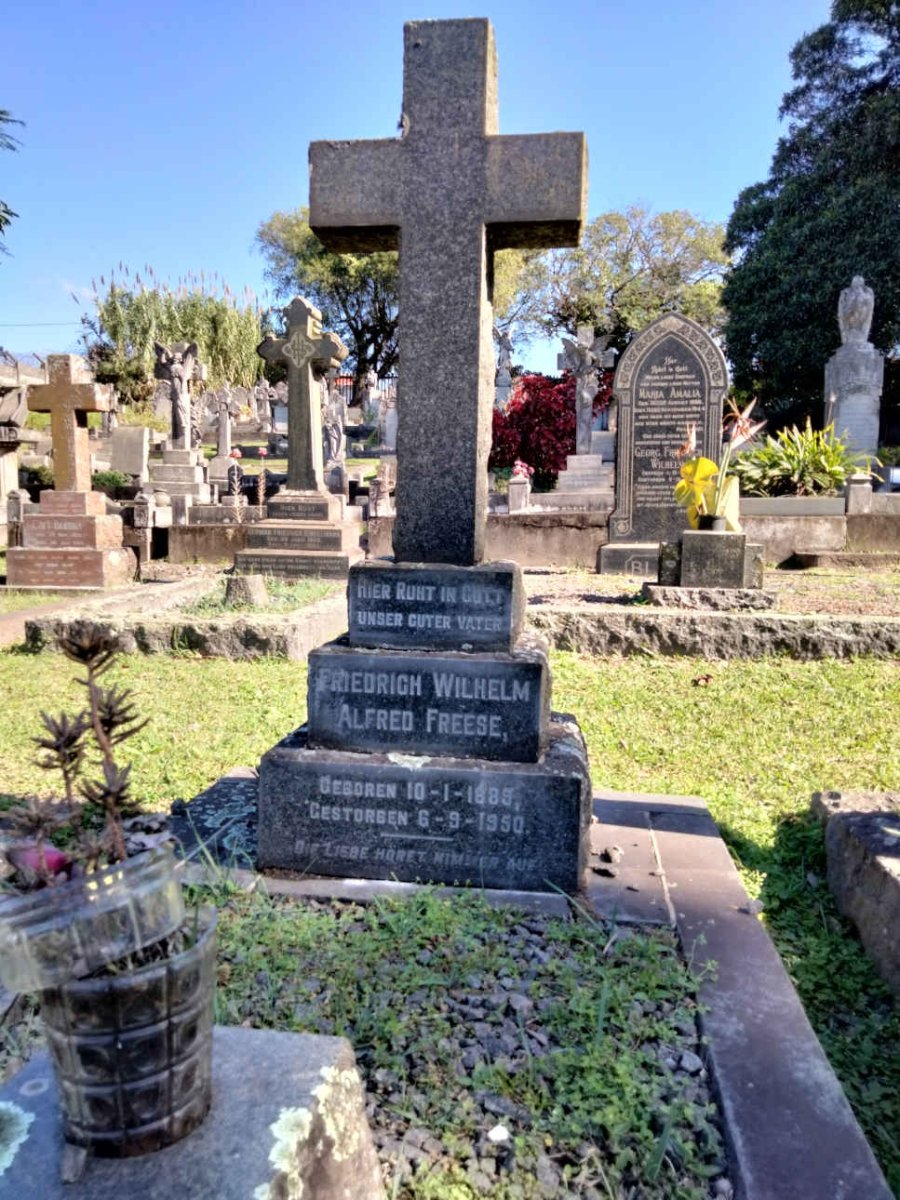 FREESE Friedrich Wilhelm Alfred 1889-1950
