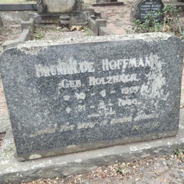 HOFFMANN Brunhilde nee HOLZBACH 1915-1960