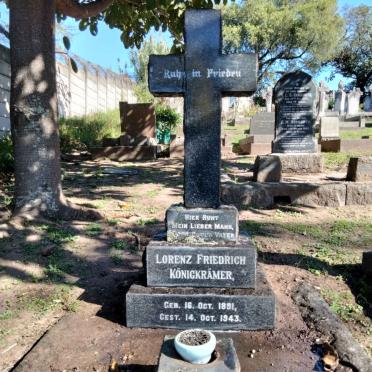 KONIGKRAMER Lorenz Friedrich 1891-1943