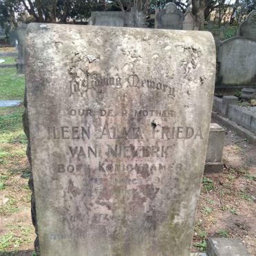 NIEKERK Eileen Alma Frieda, van nee KONIGKRAMER 1907-1976