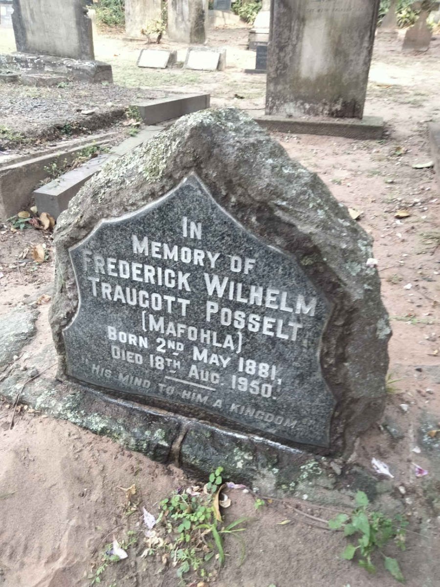 POSSELT Frederick Wilhelm Traugott 1881-1950