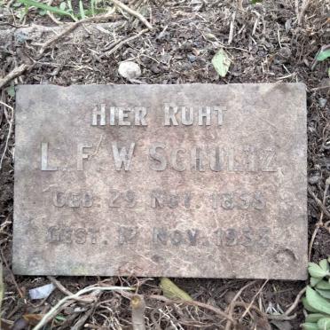 SCHULTZ L.F.W. 1855-1935