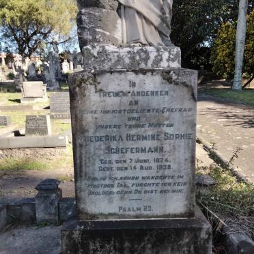 SCHEFERMANN Heinrich Friedrich 1871-1941 :: SCHEFERMANN Friederika Hermine Sophie 1874-1938