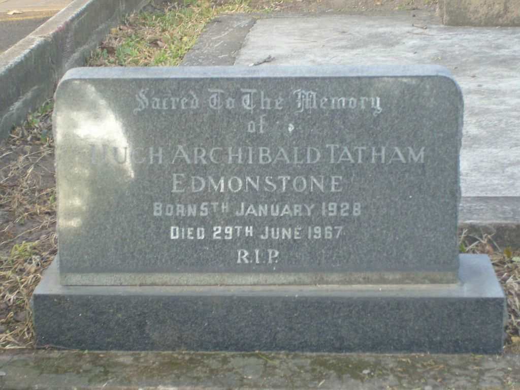 EDMONSTONE Hugh Archibald Tatham 1928-1967