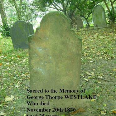 WESTLAKE George Thorpe 1851-1876