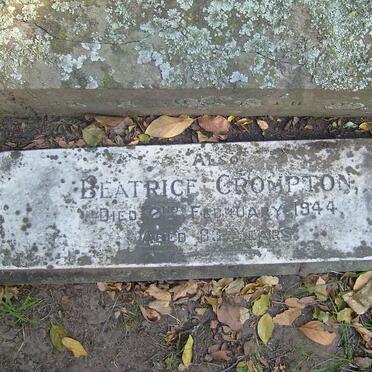 CROMPTON Beatrice 1861-1944