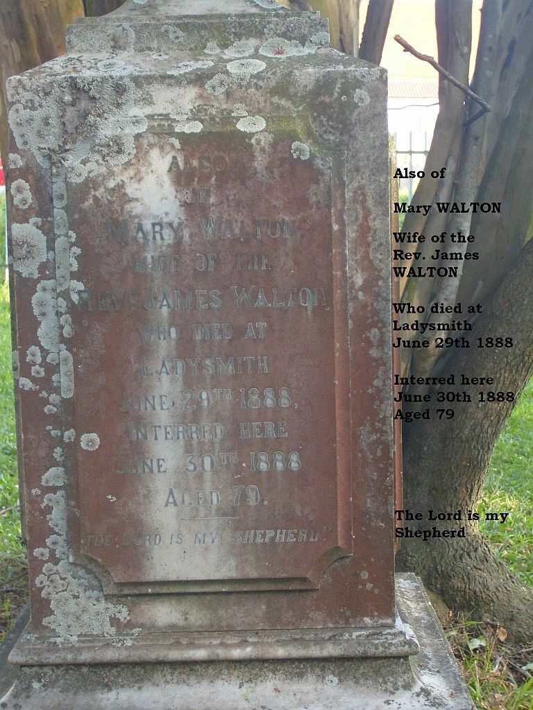 WALTON Mary 1809 - 1888