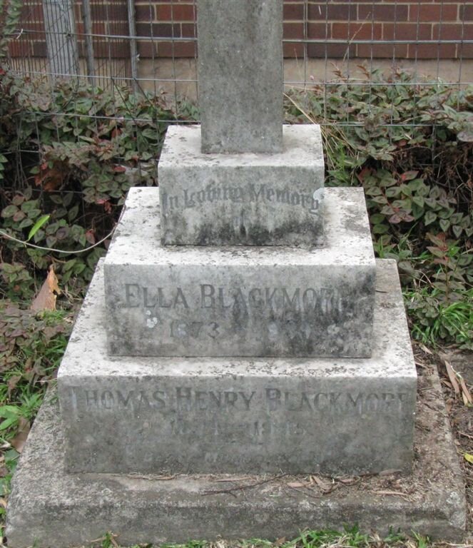 BLACKMORE Thomas Henry &amp; Ella 1873-