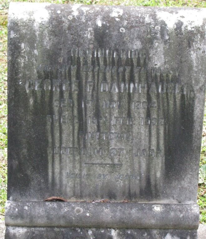 DANNHAUSER George 1904-1931