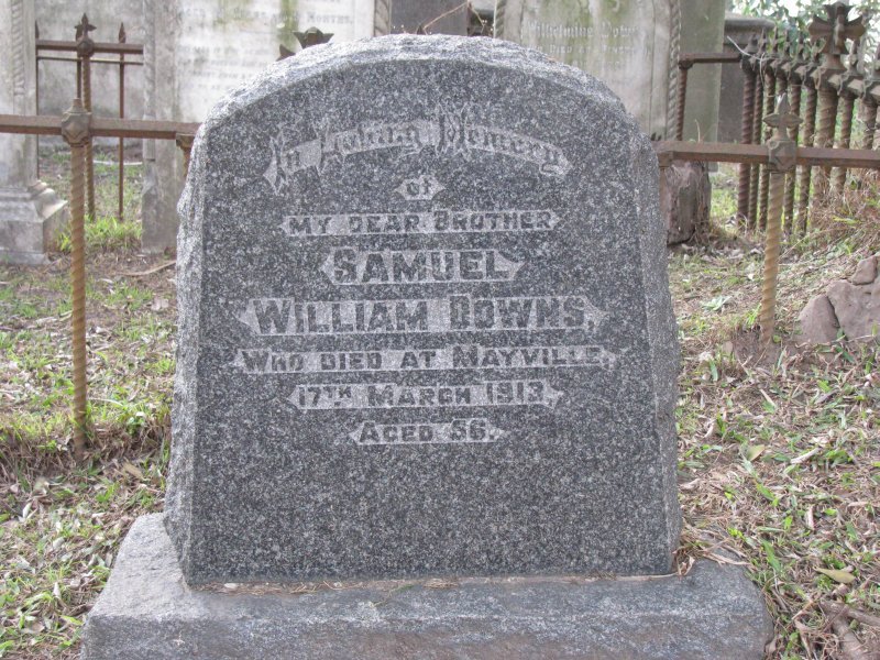 DOWNS William 1857-1913